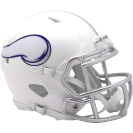 Minnesota Vikings NFL Mini Speed Football Helmet <i>2024 Alternate On-Field</i>