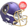 Helmets, Full Size Helmet: Baltimore Ravens Speed Football Helmet <i>2024 NEW</i>