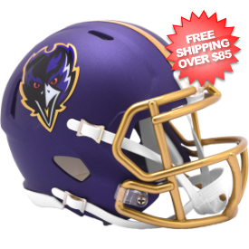 Baltimore Ravens NFL Mini Speed Football Helmet <i>2024 NEW</i>