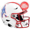 Helmets, Full Size Helmet: Houston Oilers 1981 to 1998 SpeedFlex Throwback Football Helmet