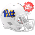 Helmets, Mini Helmets: Pittsburgh Panthers NCAA Mini Speed Football Helmet <i>White</i>