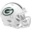 Helmets, Mini Helmets: Green Bay Packers NFL Mini Speed Football Helmet <i>2024 Alternate On-Field...