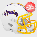 Helmets, Full Size Helmet: East Carolina Pirates Speed Replica Football Helmet <B>Matte White</B>