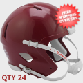 Helmets, Blank Mini Helmets: Bulk Mini Speed Football Helmet SHELL Cardinal Qty 24