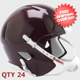 Bulk Mini Speed Football Helmet SHELL Maroon Qty 24