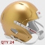 Bulk Mini Speed Football Helmet SHELL South Bend Gold Qty 24