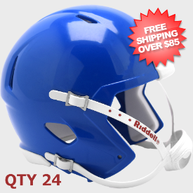 Bulk Mini Speed Football Helmet SHELL Royal Blue Qty 24