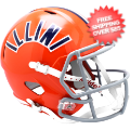 Helmets, Full Size Helmet: Illinois Fighting Illini Speed Replica Football Helmet <i>1971-1987</i>