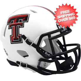 Texas Tech Red Raiders NCAA Mini Speed Football Helmet <i>2024 White</i>