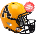 Helmets, Full Size Helmet: Appalachian State Mountaineers Speed Replica Football Helmet <i>Gold</i>