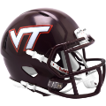 Helmets, Mini Helmets: Virginia Tech Hokies NCAA Mini Speed Football Helmet <i>Maroon</i>