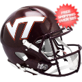 Helmets, Full Size Helmet: Virginia Tech Hokies Speed Football Helmet <i>Maroon</i>