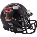 Helmets, Mini Helmets: Texas Tech Red Raiders NCAA Mini Speed Football Helmet <i>2024 Black</i>