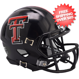 Texas Tech Red Raiders NCAA Mini Speed Football Helmet <i>2024 Black</i>