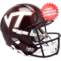 Helmets, Full Size Helmet: Virginia Tech Hokies Speed Replica Football Helmet <i>Maroon</i>