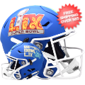 Helmets, Full Size Helmet: Super Bowl 59 SpeedFlex Football Helmet <B>Flat Royal Blue</B>