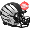 Helmets, Mini Helmets: Oregon Ducks NCAA Mini Speed Football Helmet <B>Black w/Wing</B>