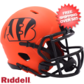 Helmets, Mini Helmets: Cincinnati Bengals NFL Mini Speed Football Helmet <B>RAVE</B>