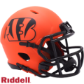 Helmets, Mini Helmets: Cincinnati Bengals NFL Mini Speed Football Helmet <B>RAVE</B>