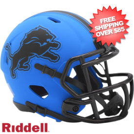 Detroit Lions NFL Mini Speed Football Helmet <B>RAVE</B>