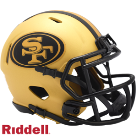 San Francisco 49ers NFL Mini Speed Football Helmet <B>RAVE</B>