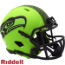Seattle Seahawks NFL Mini Speed Football Helmet <B>RAVE</B>