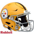 Helmets, Full Size Helmet: Pittsburgh Steelers Speed Replica Football Helmet <i>2025 Alternate On-Fiel...