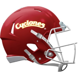 Iowa State Cyclones Speed Football Helmet <i>Cyclones Red</i>
