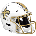 Helmets, Full Size Helmet: New Orleans Saints SpeedFlex Football Helmet <i>2025 Alternate On-Field</i>