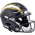 Helmets, Full Size Helmet: Los Angeles Chargers SpeedFlex Football Helmet <i>2025 Alternate On-Field</...
