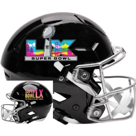 Super Bowl 60 Mini Speed Football Helmet