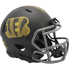 Cincinnati Bengals NFL Mini Speed Football Helmet <B>SALUTE TO SERVICE 4</B>