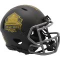 Helmets, Mini Helmets: Hall of Fame Mini Speed Football Helmet <B>SALUTE TO SERVICE 4</B>