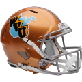 Helmets, Full Size Helmet: West Virginia Mountaineers Speed Football Helmet <B>Gold Throwback</B>