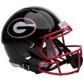 Helmets, Full Size Helmet: Georgia Bulldogs Speed Replica Football Helmet <i>Black</i>