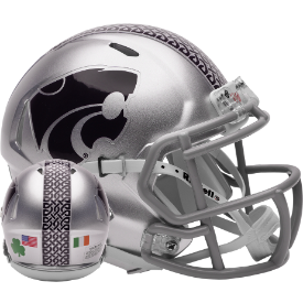 Kansas State Wildcats NCAA Mini Speed Football Helmet <b>Dublin</b>