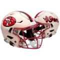 Helmets, Full Size Helmet: San Francisco 49ers Speed Football Helmet <B>RETRO</B>