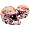Helmets, Mini Helmets: Kansas City Chiefs Speed Mini Football Helmet <B>RETRO</B>