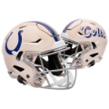 Helmets, Mini Helmets: Indianapolis Colts Speed Mini Football Helmet <B>RETRO</B>