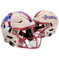 Helmets, Full Size Helmet: New England Patriots Speed Football Helmet <B>RETRO</B>