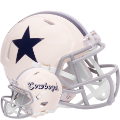 Helmets, Mini Helmets: Dallas Cowboys Speed Mini Football Helmet <B>RETRO</B>