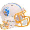 Helmets, Mini Helmets: Los Angeles Chargers Speed Mini Football Helmet <B>RETRO</B>