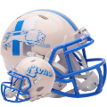 Helmets, Mini Helmets: Detroit Lions Speed Mini Football Helmet <B>RETRO</B>