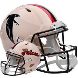 Atlanta Falcons Speed Football Helmet <B>RETRO</B>