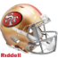 San Francisco 49ers 1964 to 1995 Speed Throwback Football Helmet
