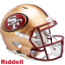 San Francisco 49ers 1996 to 2008 Speed Throwback Football Helmet