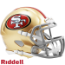San Francisco 49ers NFL Mini Speed Football Helmet