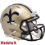 New Orleans Saints 1976 to 1999 Riddell Mini Speed Throwback Helmet