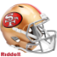 San Francisco 49ers 1964 to 1995 Speed Replica Throwback Helmet