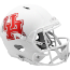 Houston Cougars Speed Replica Football Helmet <B>Matte w/Chrome Decal</B>